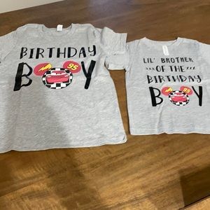 Disney Cars Birthday Shirts